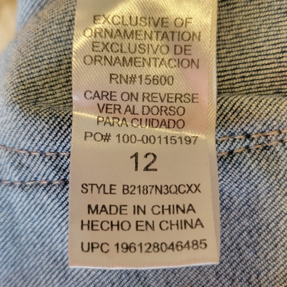 Democracy "Ab" womans jeans size 12 - Picture 6 of 13